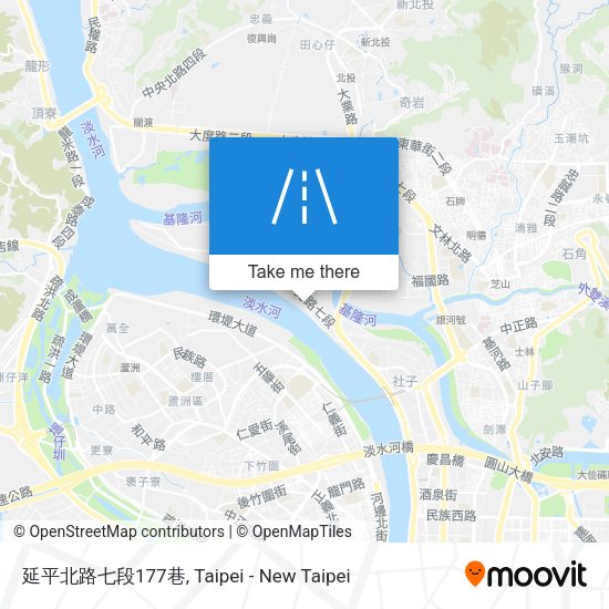 延平北路七段177巷 map