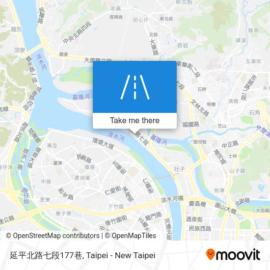 延平北路七段177巷 map