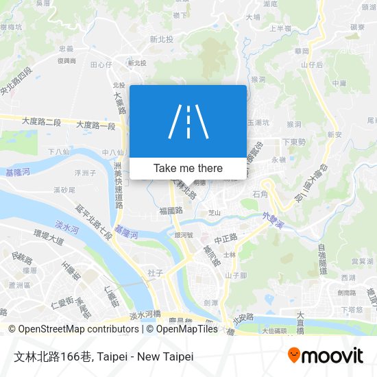 文林北路166巷地圖