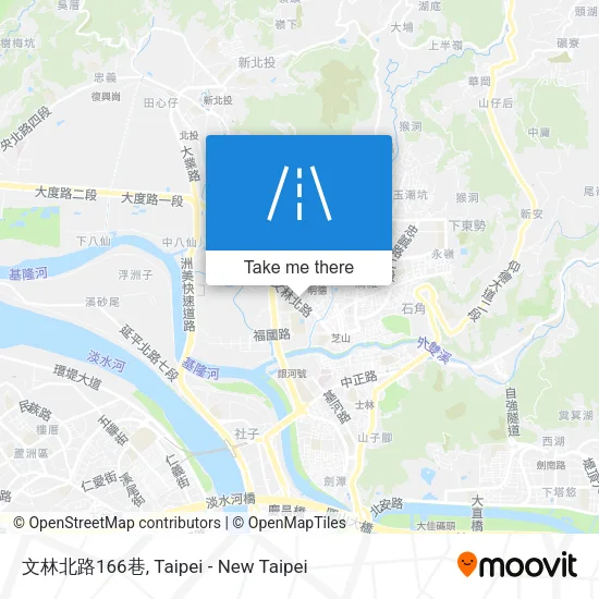 文林北路166巷地圖