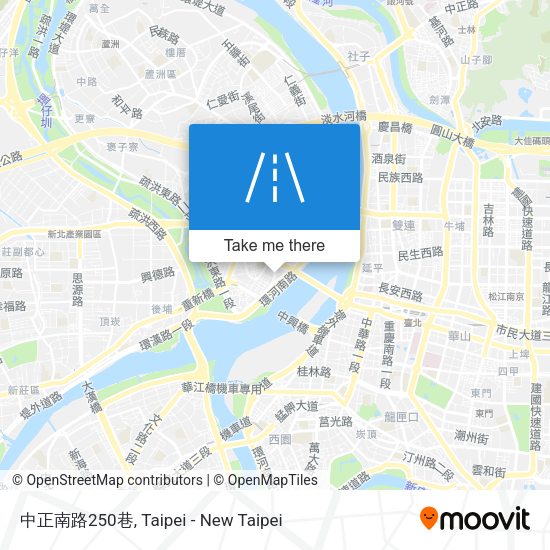 中正南路250巷地圖