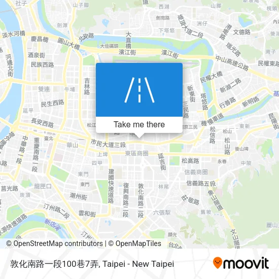 敦化南路一段100巷7弄地圖