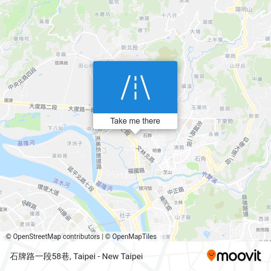 石牌路一段58巷 map