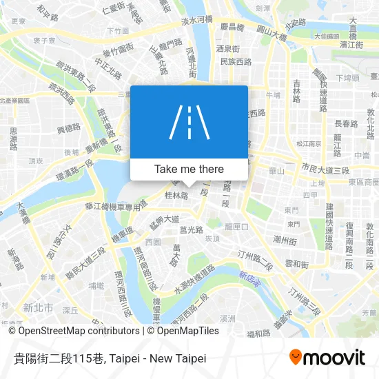 貴陽街二段115巷 map