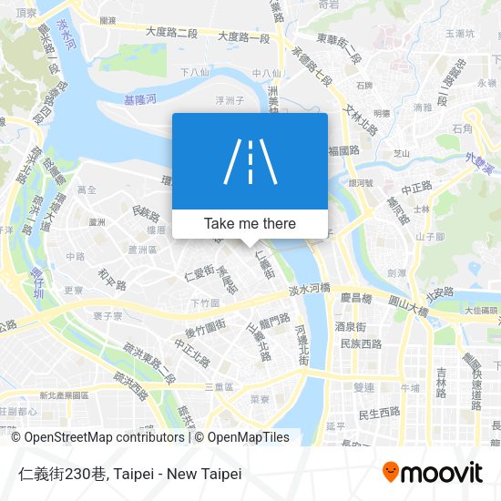 仁義街230巷地圖