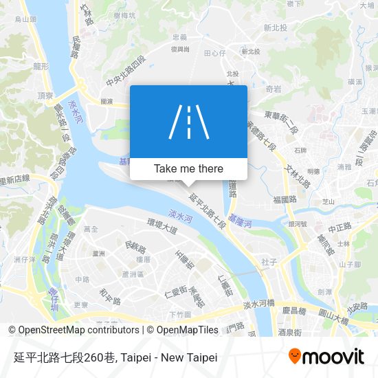 延平北路七段260巷地圖
