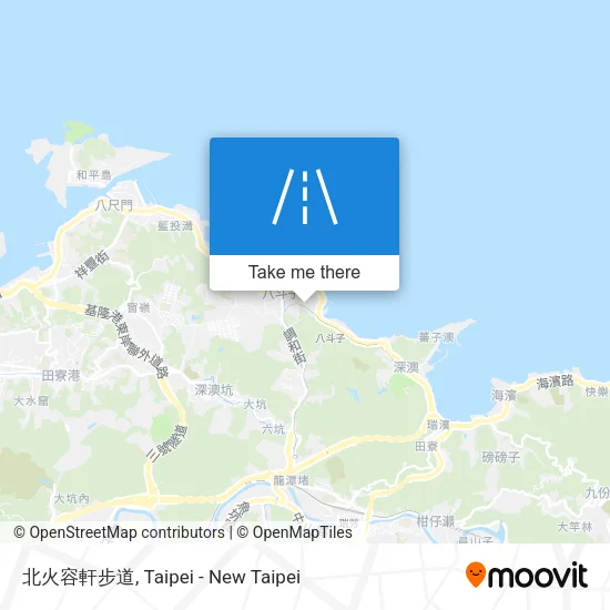 北火容軒步道 map