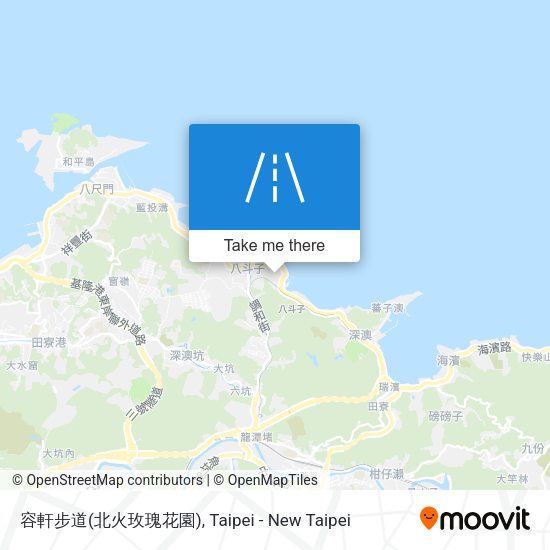 容軒步道(北火玫瑰花園) map