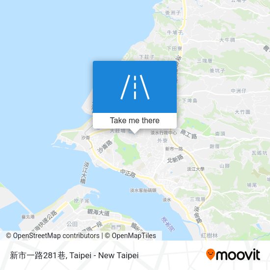 新市一路281巷 map