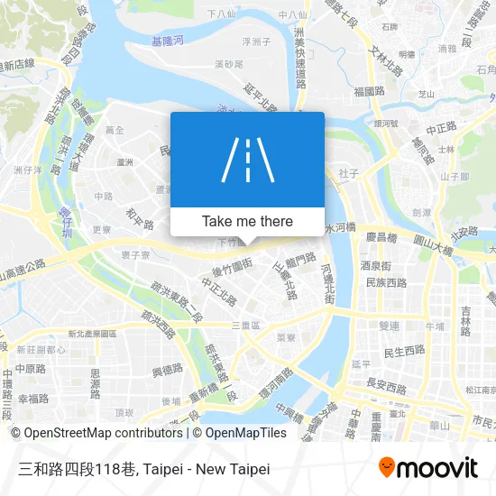 三和路四段118巷地圖