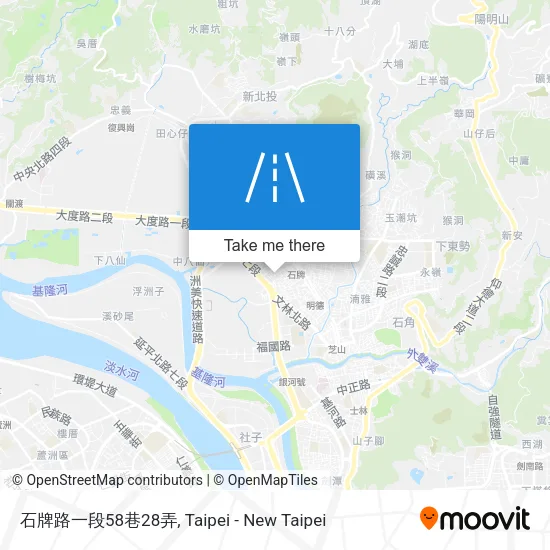 石牌路一段58巷28弄 map