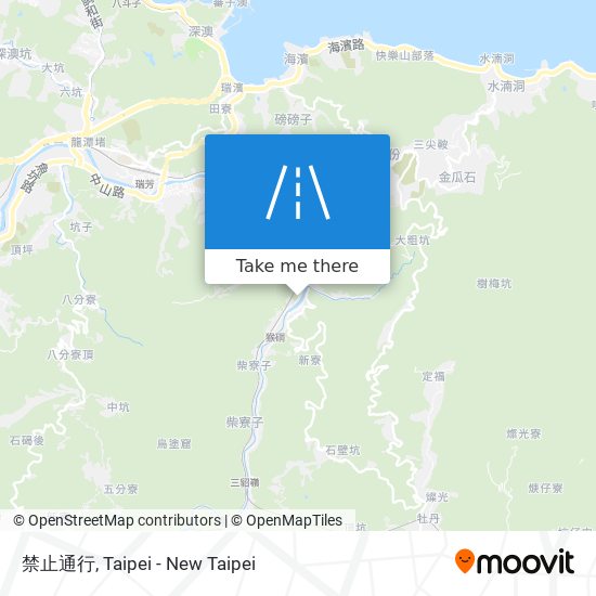 禁止通行 map