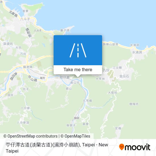 苧仔潭古道(淡蘭古道)(濕滑小崩踏) map