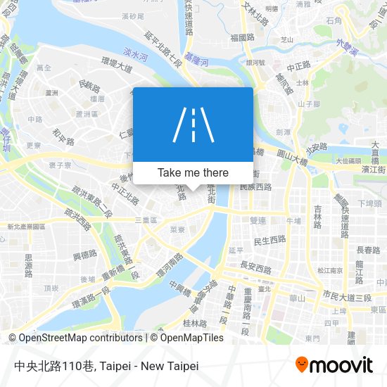 中央北路110巷 map