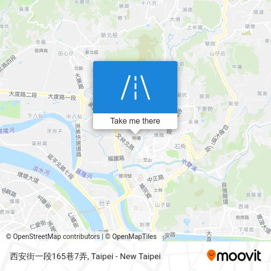 西安街一段165巷7弄地圖