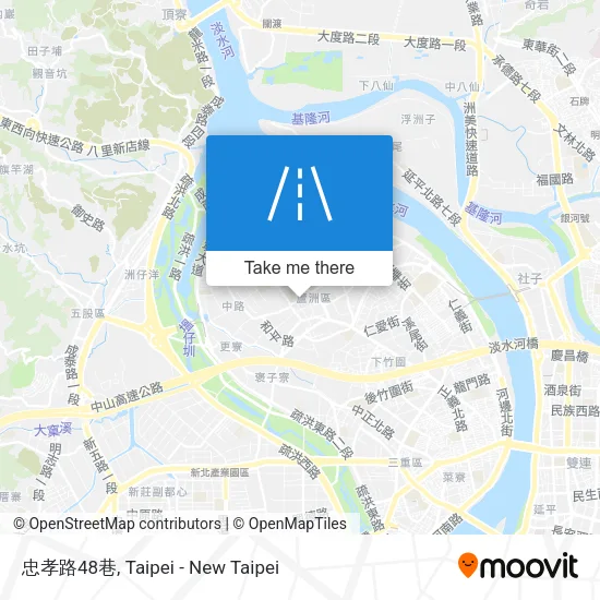 忠孝路48巷 map