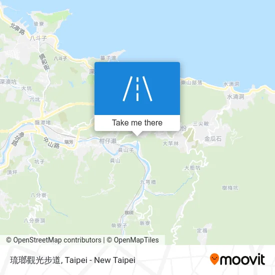 琉瑯觀光步道 map