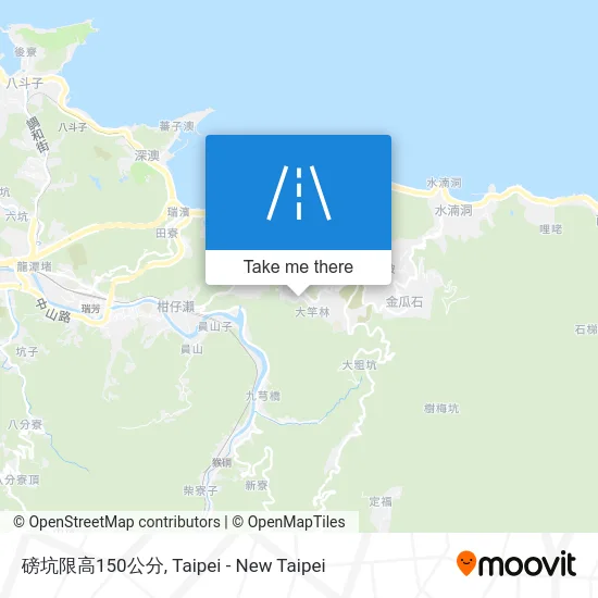 磅坑限高150公分 map