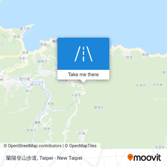 蘭陽登山步道 map