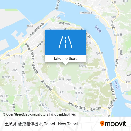 土坡路-硬漢嶺停機坪 map