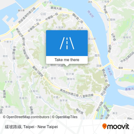 緩坡路線地圖
