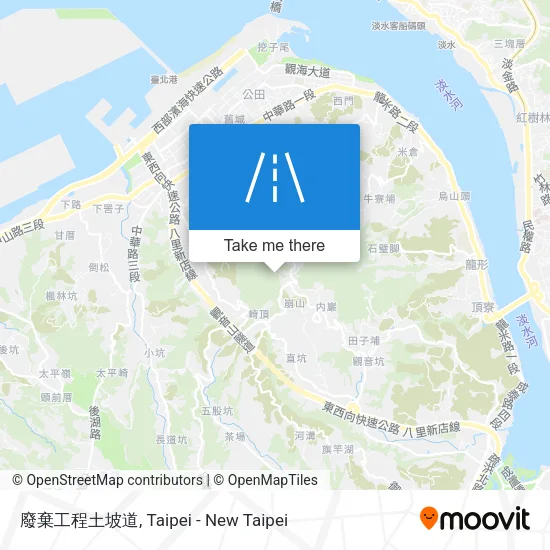 廢棄工程土坡道 map