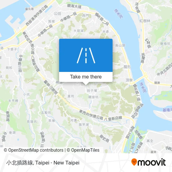 小北插路線 map