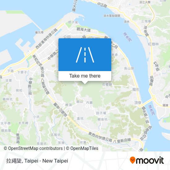 拉繩陡 map