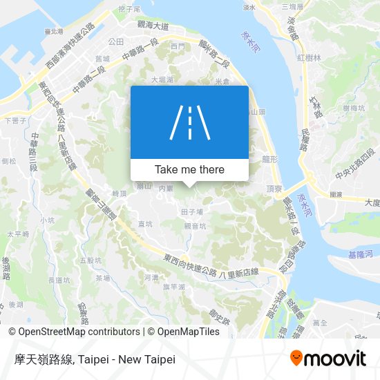 摩天嶺路線地圖