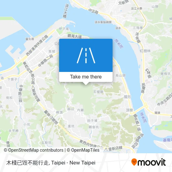 木棧已毀不能行走 map
