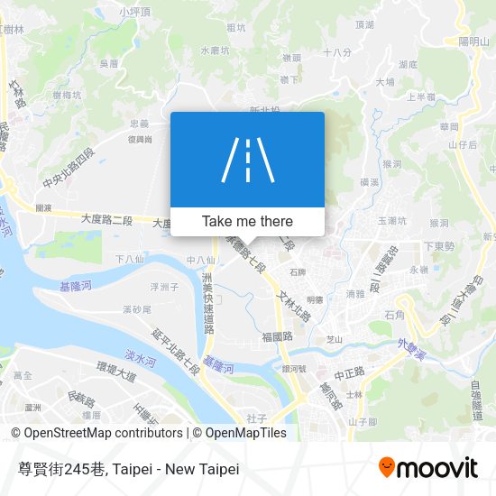 尊賢街245巷地圖