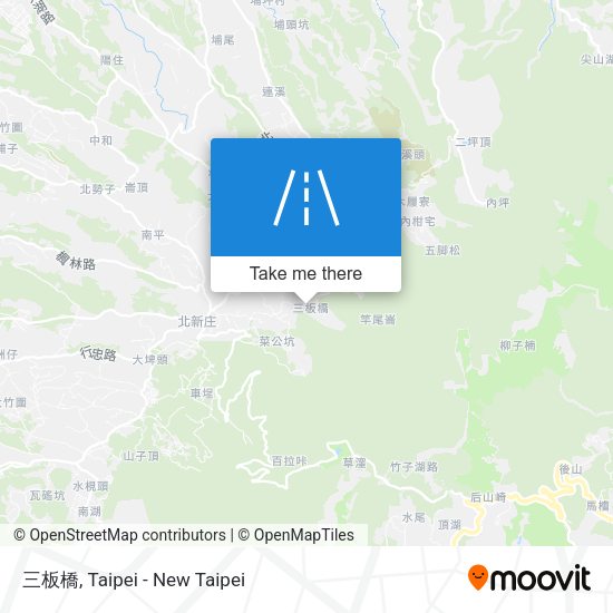 三板橋 map
