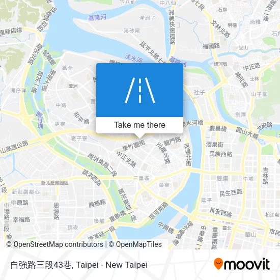 自強路三段43巷地圖