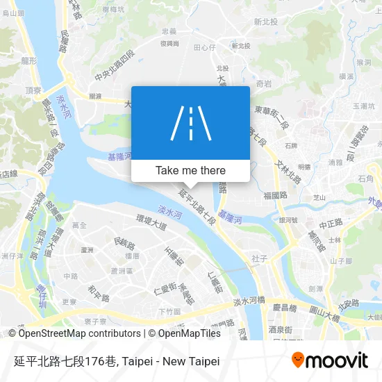 延平北路七段176巷 map