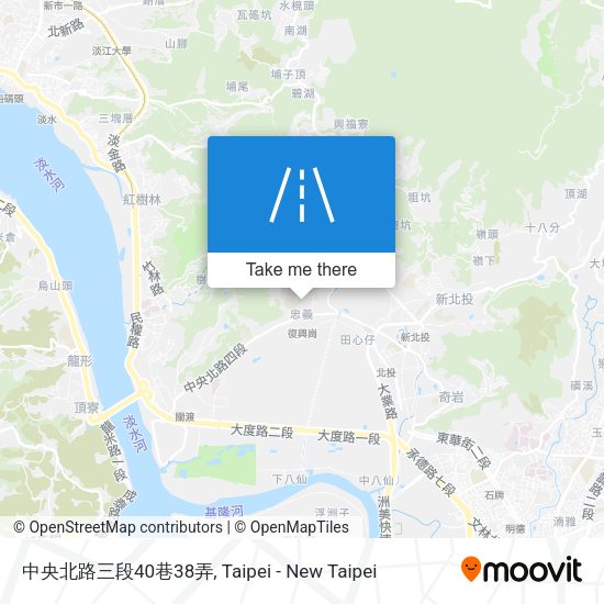 中央北路三段40巷38弄地圖