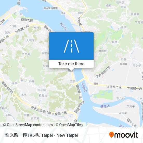 龍米路一段195巷地圖