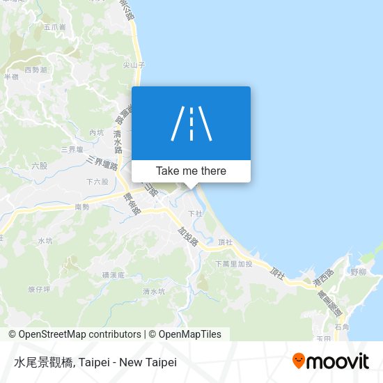 水尾景觀橋地圖