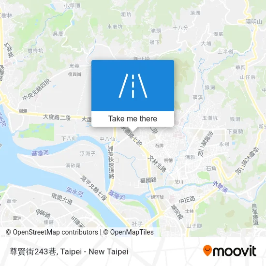尊賢街243巷地圖