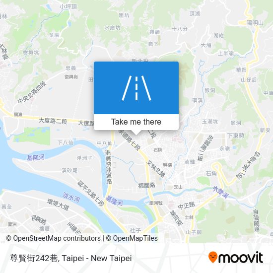 尊賢街242巷地圖