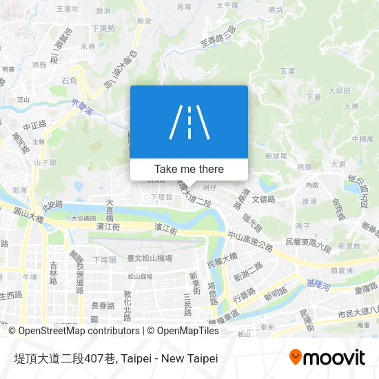 堤頂大道二段407巷 map