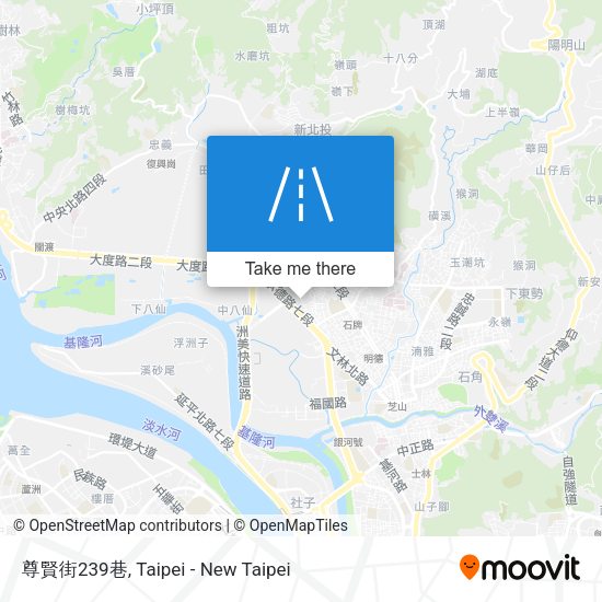 尊賢街239巷地圖