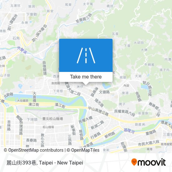 麗山街393巷地圖