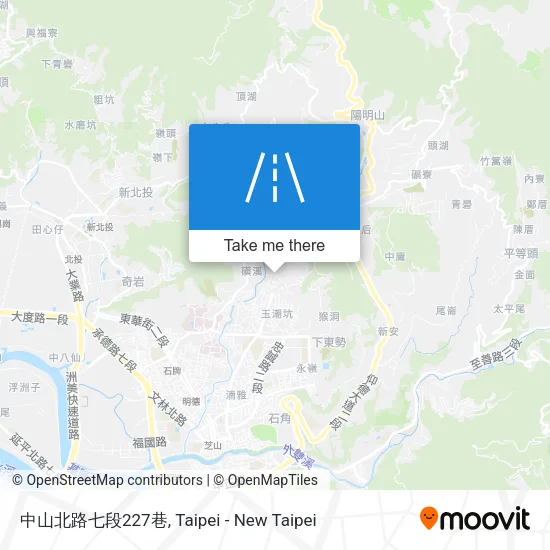 中山北路七段227巷地圖