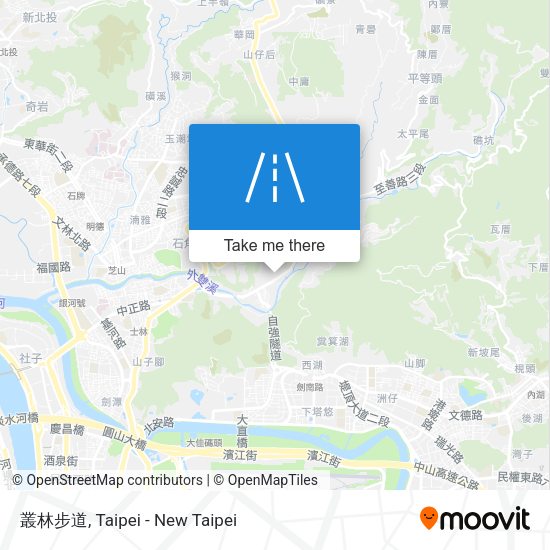 叢林步道地圖