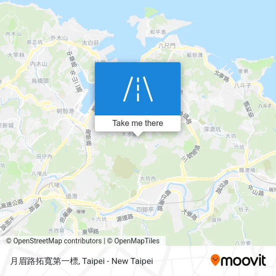 月眉路拓寬第一標 map