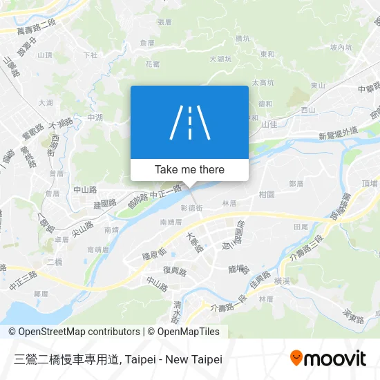 三鶯二橋慢車專用道 map