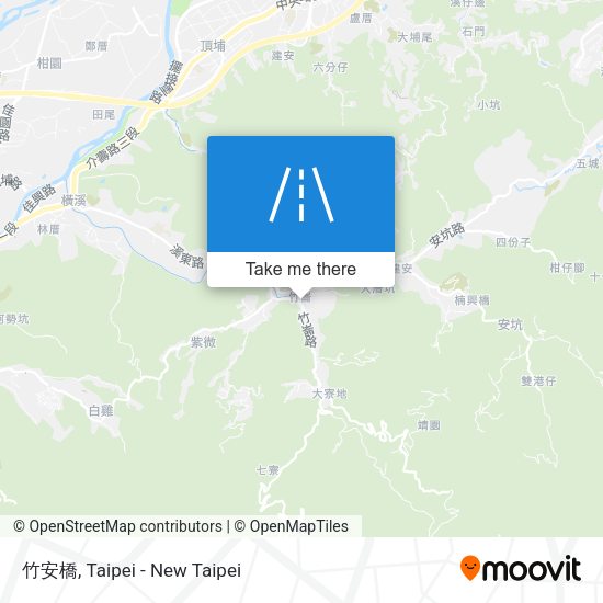 竹安橋 map