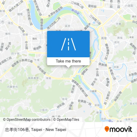 忠孝街106巷地圖