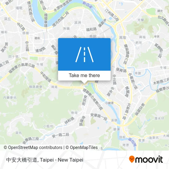 中安大橋引道地圖