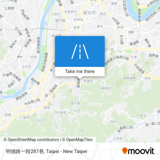 明德路一段287巷地圖